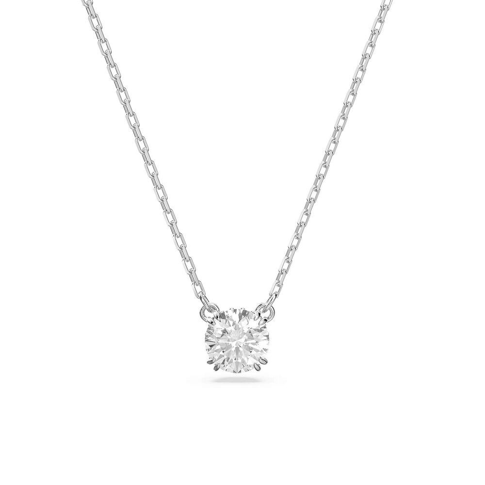 Swarovski Stilla Cubic Zirconia Rhodium Plated Pendant
