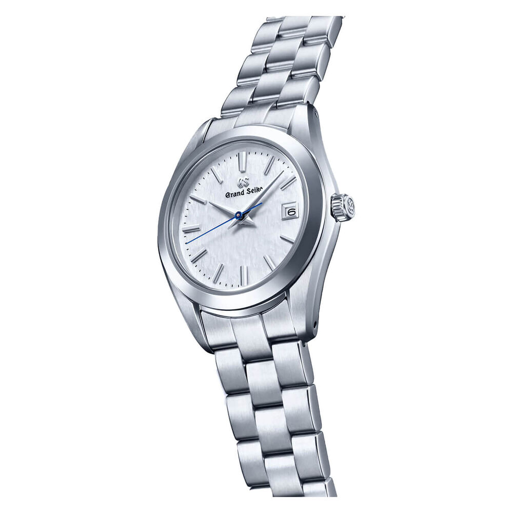 Grand Seiko Quartz "Snowflake" 28.9mm Steel Bracelet Watch image number 2