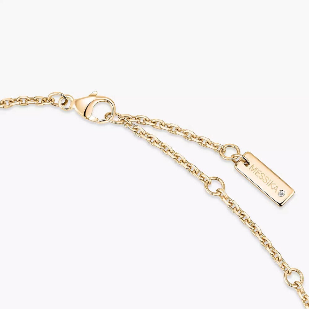 Move Classic Cisele Yellow Gold 0.20ct Diamond Necklace image number 3