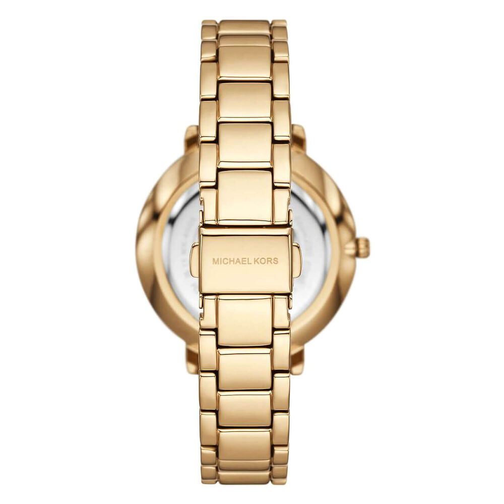 Michael Kors Pyper 38mm White Dial Yellow Gold Case Watch image number 1