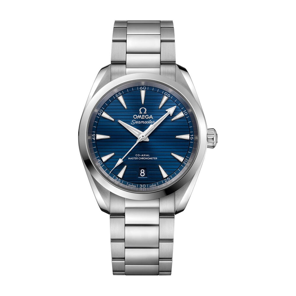 Omega Seamaster Automatic Stainless Steel Blue Dial Mens Watch