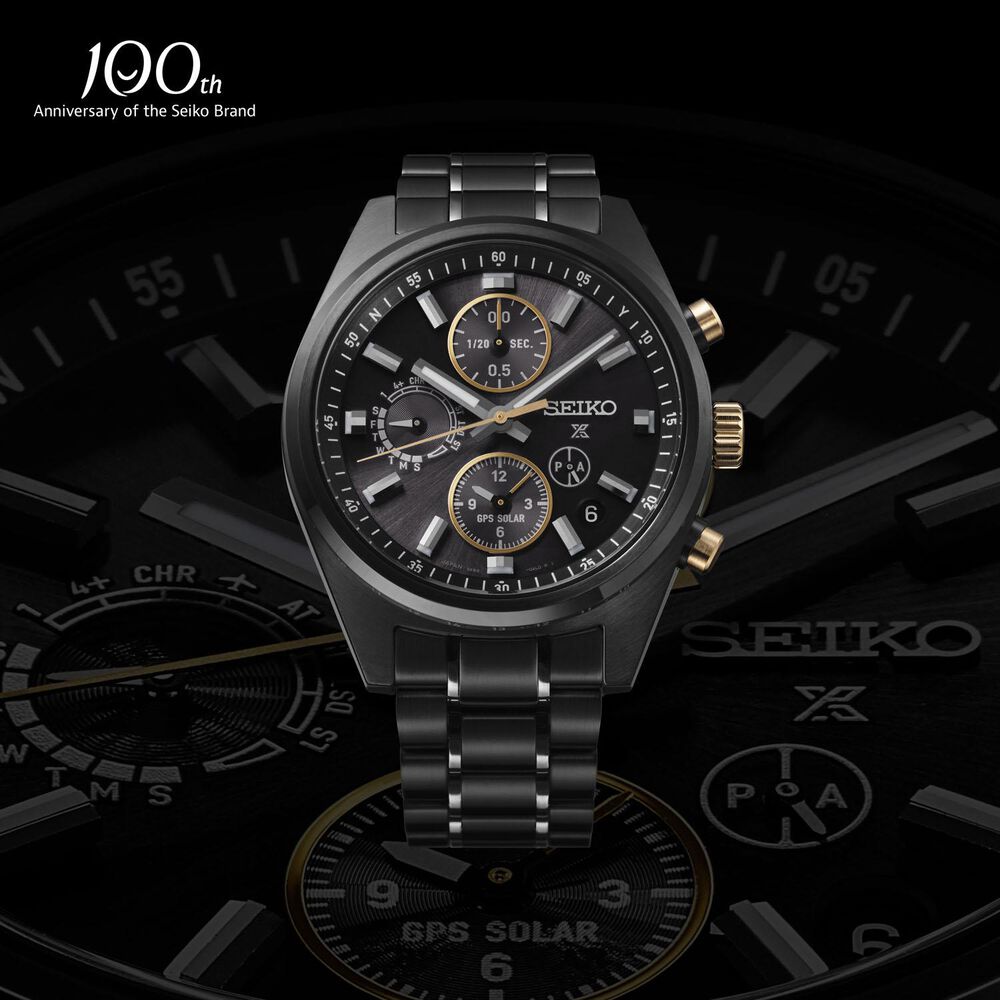 Seiko Prospex GPS Solar Chronograph Speedtimer Limited Edition 100th Anniversary 42mm Watch image number 4