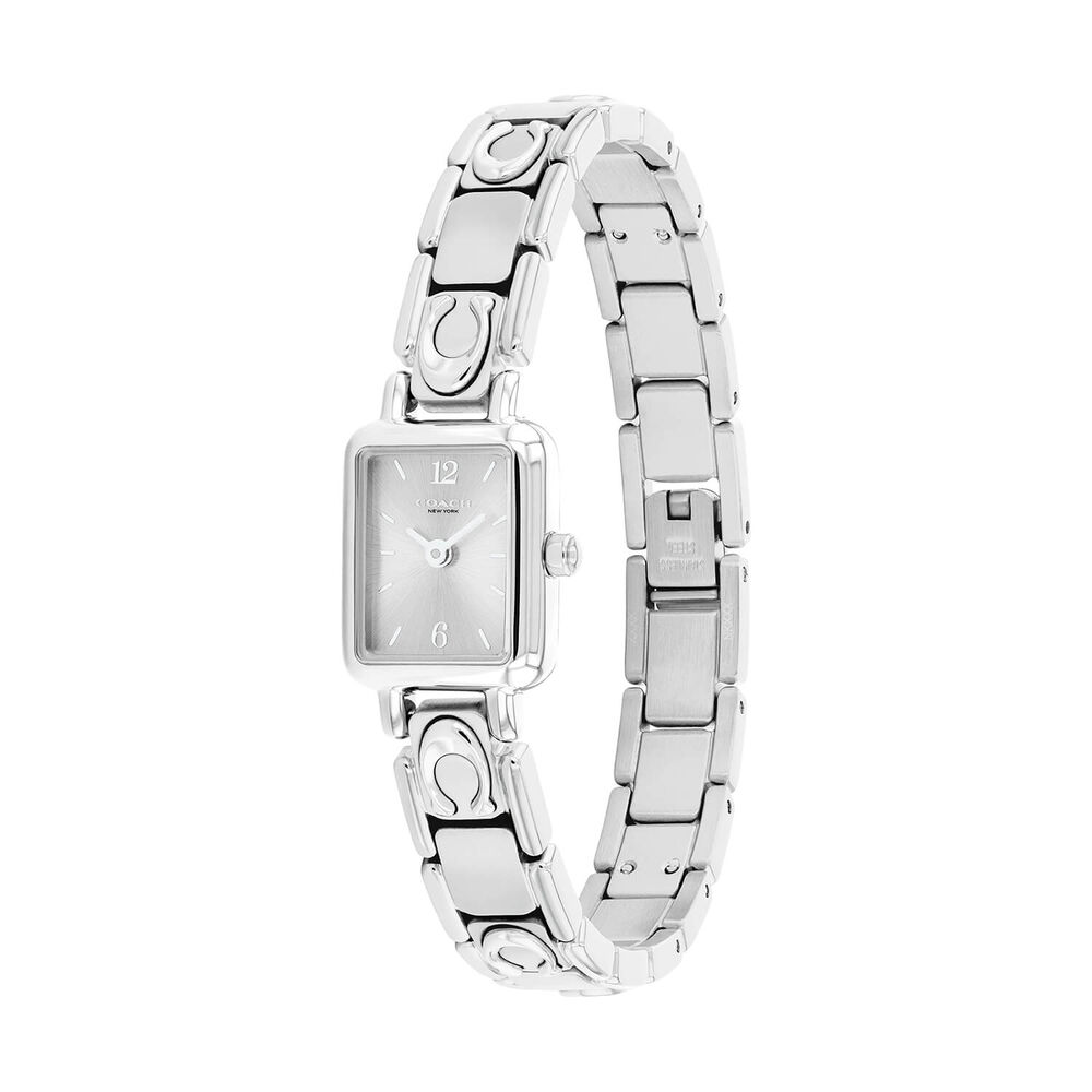 Coach Mara 15.5x19mm Silver Dial Stainless Steel Bracelet Watch