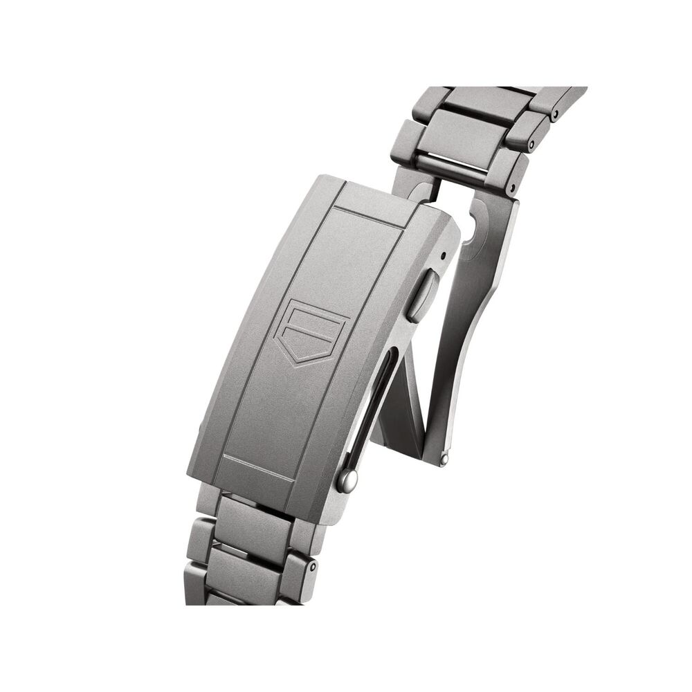 TAG Heuer Aquaracer Professional 500 Date 42mm Orange Details Titanium Bracelet Watch