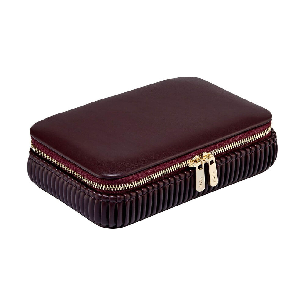 WOLF Bella Bordeaux Jewellery Zip Case