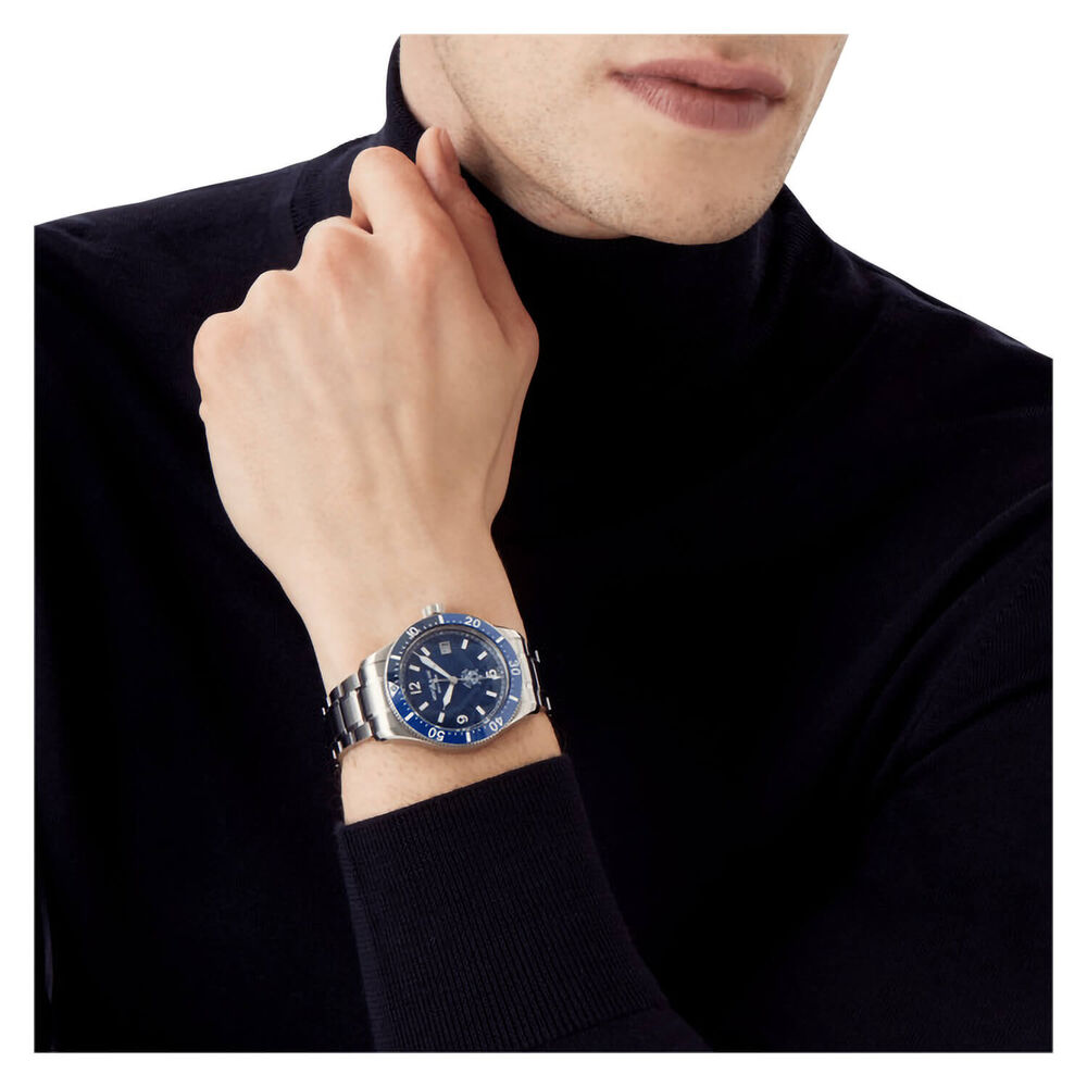 Montblanc 1858 Iced Sea Blue 41mm Dial Bracelet Watch image number 3