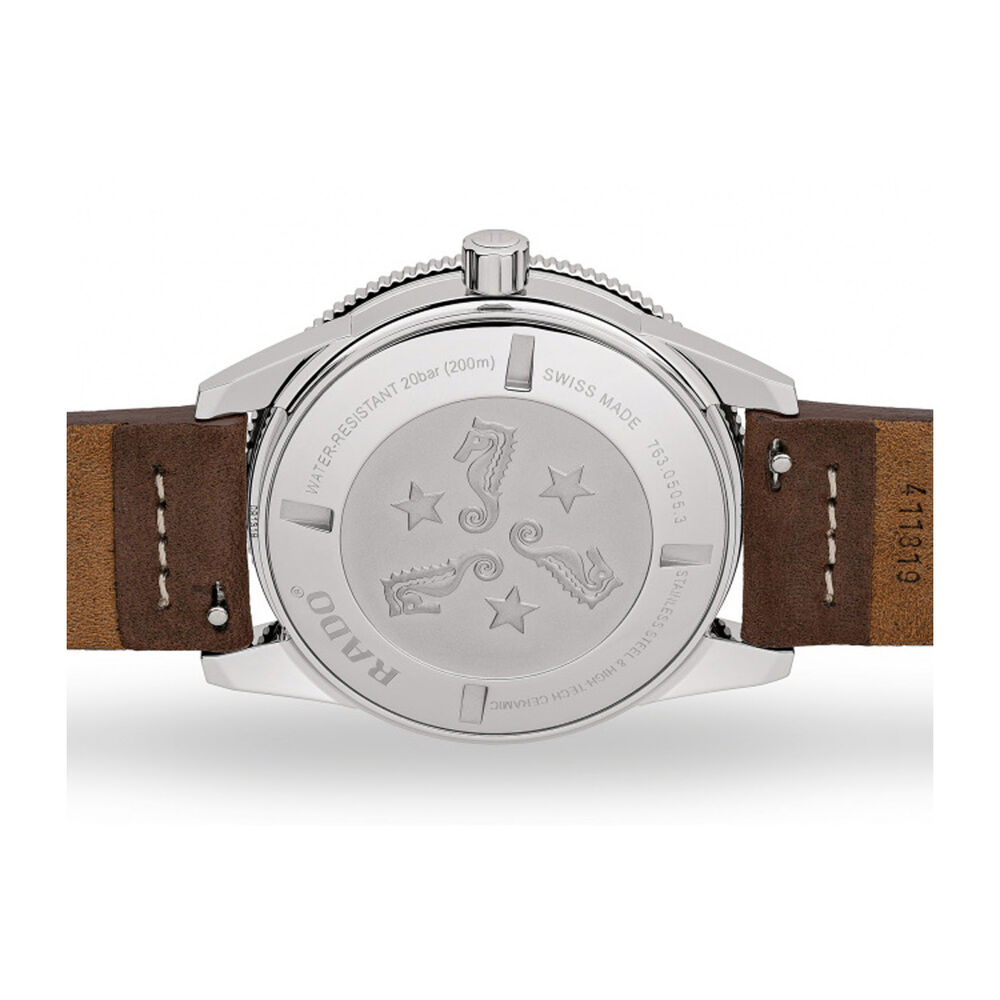 Rado Captain Cook Brown Dial & Brown Leather 42mm Watch
