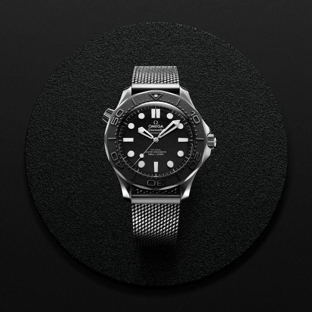 Omega Seamaster Diver 300M "Spectre" 42mm Black Dial Stainless Steel Bracelet Watch