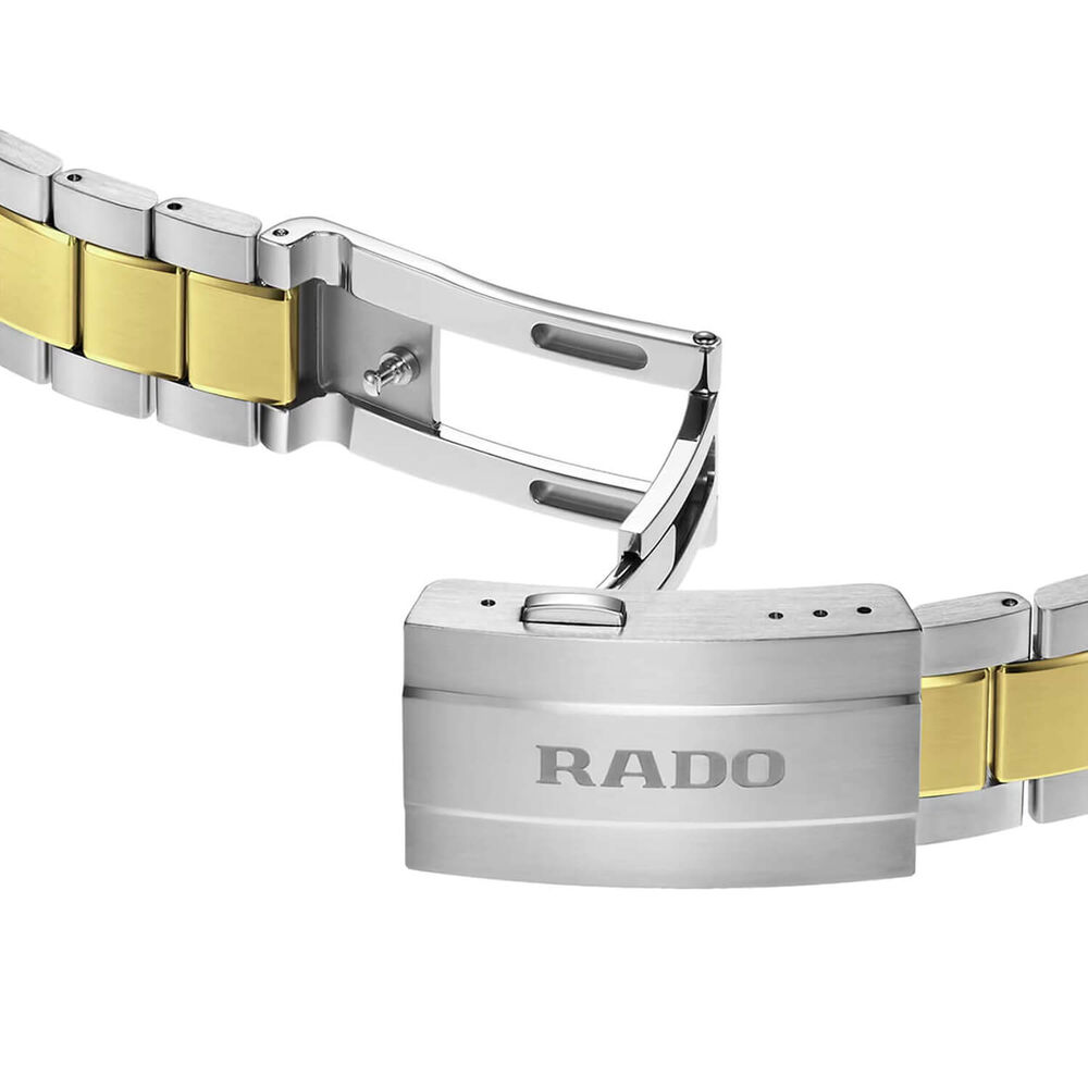 Rado HyperChrome Quartz 41.5mm Black Dial Two Tone Steel Bracelet Watch image number 4