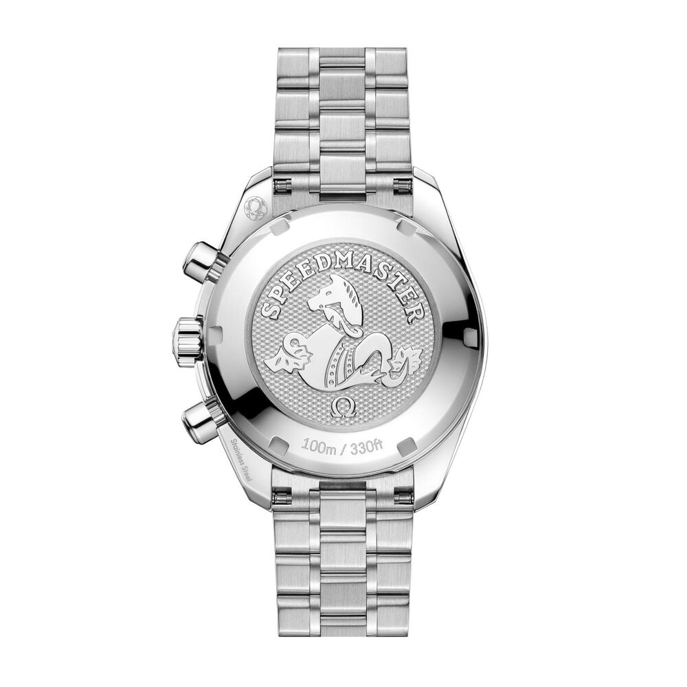 OMEGA Speedmaster 38mm Silver Dial Steel Bracelet Watch