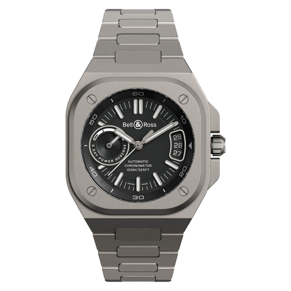 Bell & Ross BR-X5 Black Titanium 41mm Black Dial Titanium Bracelet Watch image number 0