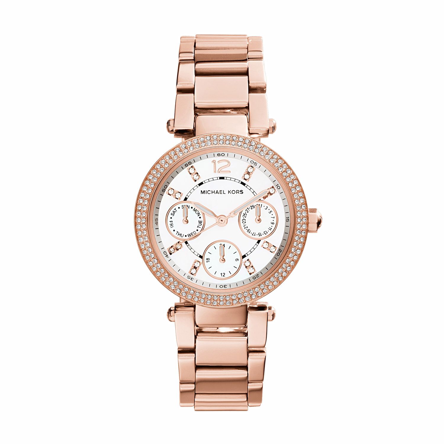 Michael kors rose hotsell gold bangle watch