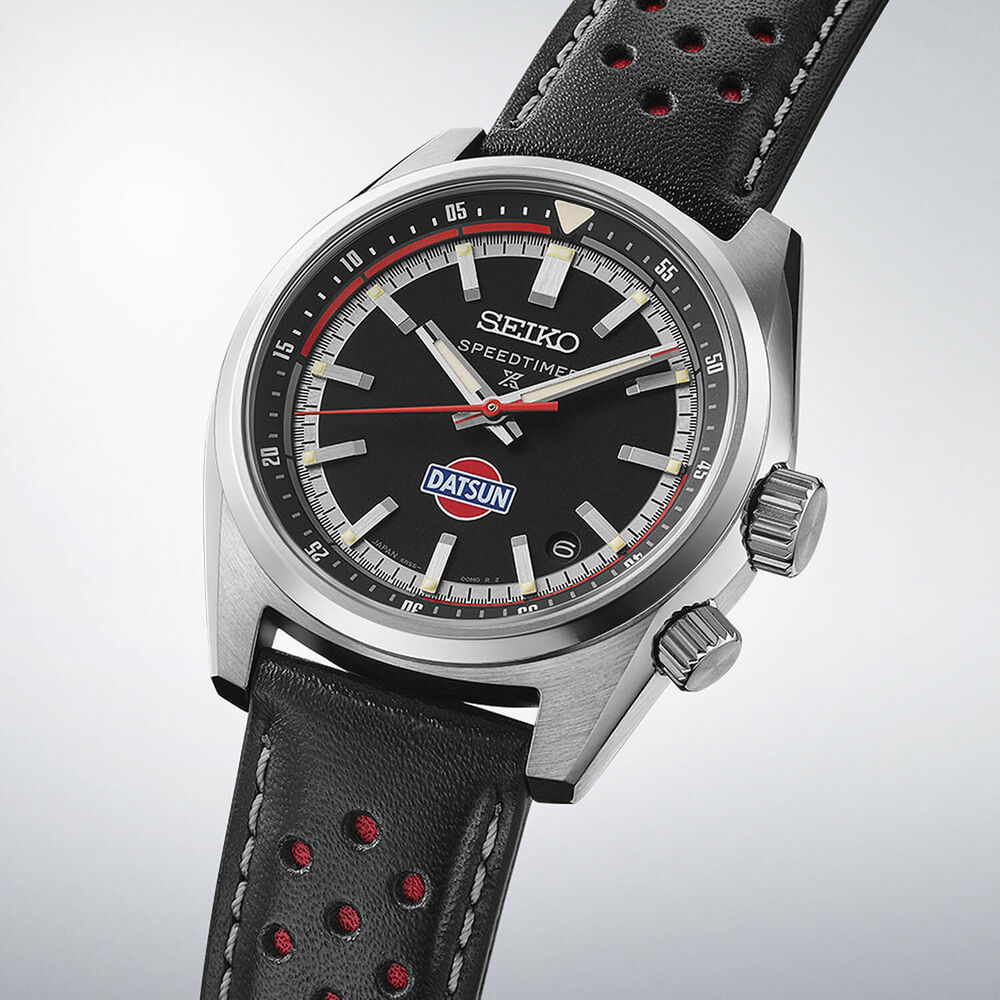 Seiko Prospex Speedtimer Compact 6R x DATSUN Fairlady Z Limited Edition 39.5mm Dial Strap Watch image number 3