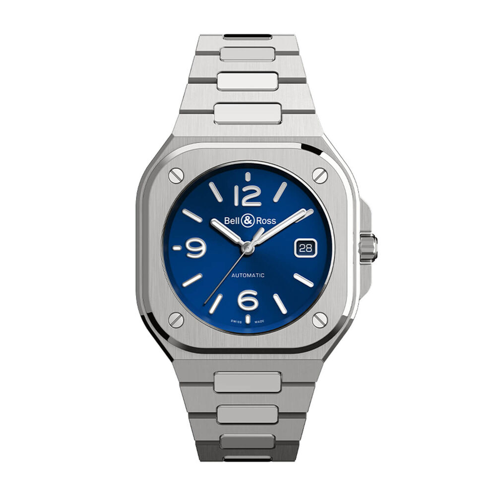 Bell & Ross Automatic BR05 Blue & Steel Watch image number 0