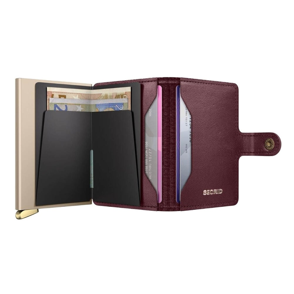 Secrid Emboss Diamond Bordeaux Miniwallet image number 3