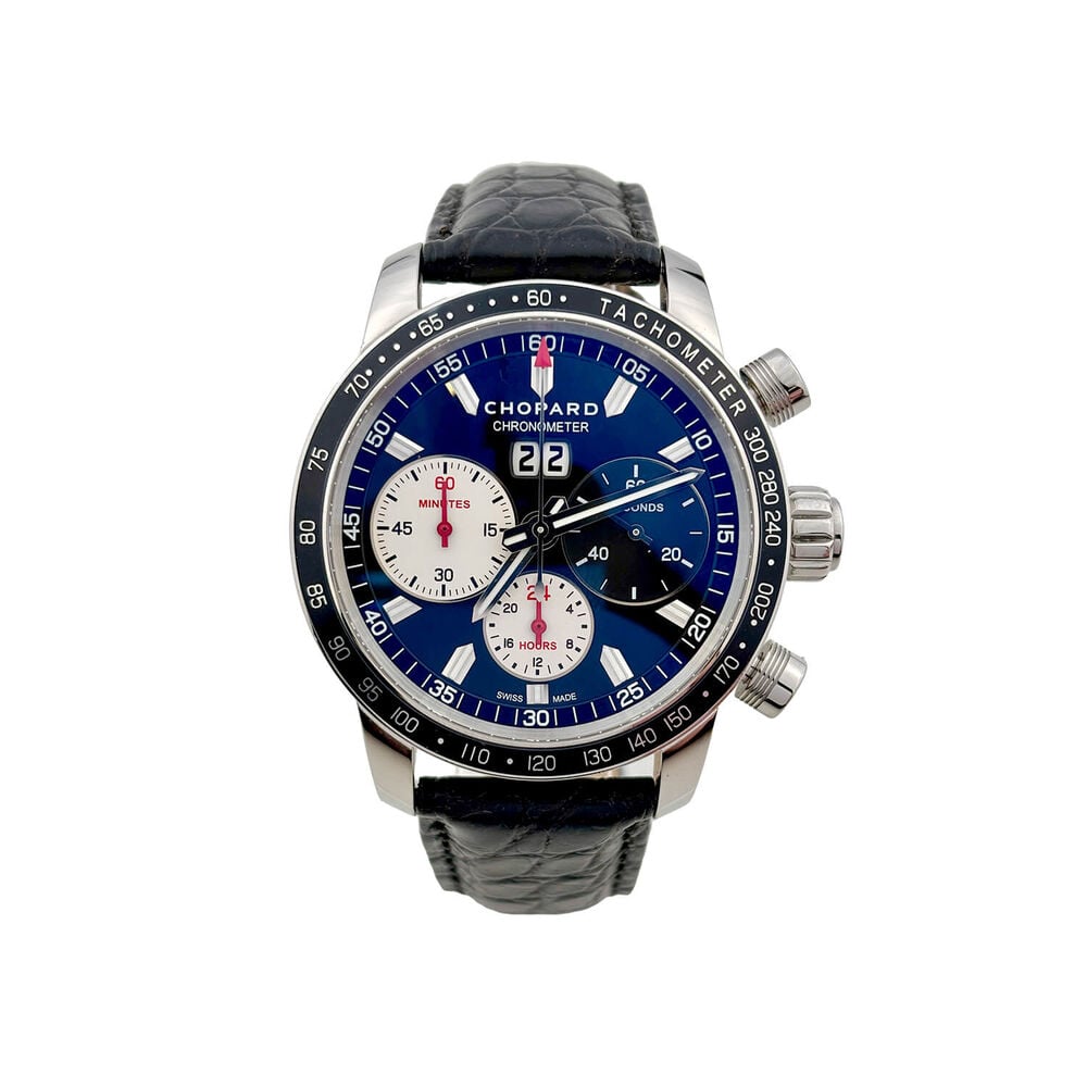 Pre-Owned Chopard Mille Miglia 'Jacky Ickx Edition' Limited 42.5mm Dial Leather Strap Watch image number 0