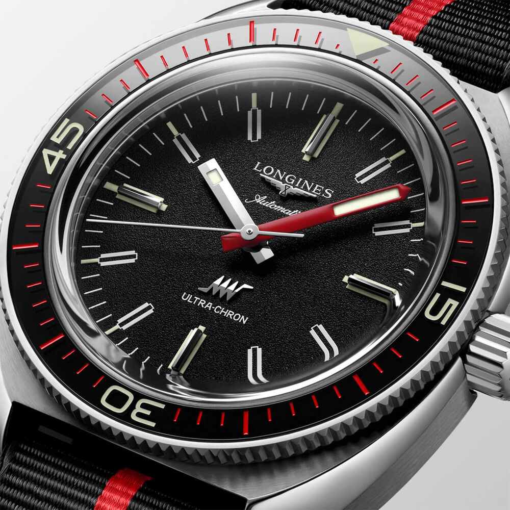 Longines Diving Ultra - Chron Box Edition 43mm Black Dial Watch image number 2