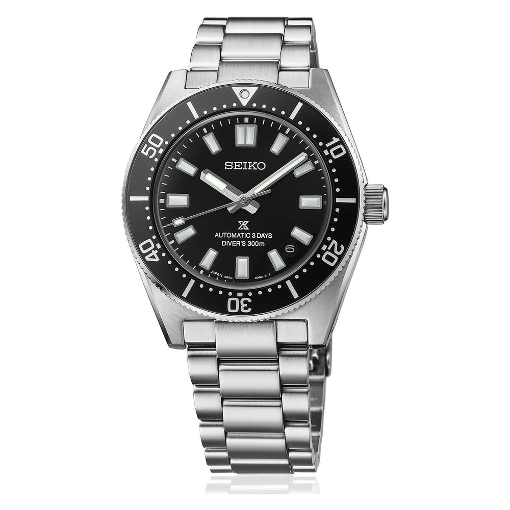 Seiko Prospex 1965 Revival Diver’s 40mm Cove Black Dial Steel Bracelet Watch