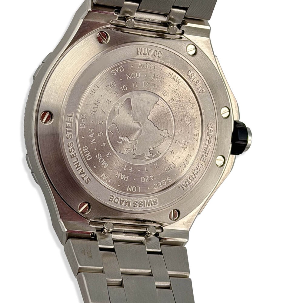 Pre-Owned Maurice Lacroix Aikon Venturer 43mm Automatic White Dial Steel Bracelet Watch