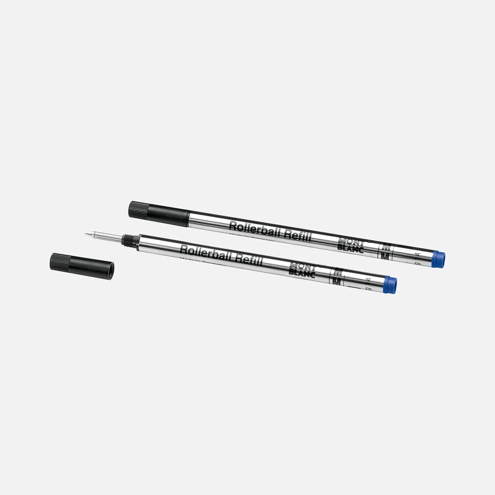 Montblanc Royal Blue Two Medium Rollerball Refills image number 1