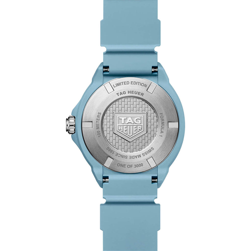 TAG Heuer Formula 1 Solargraph Blue Dial Rubber Strap Watch