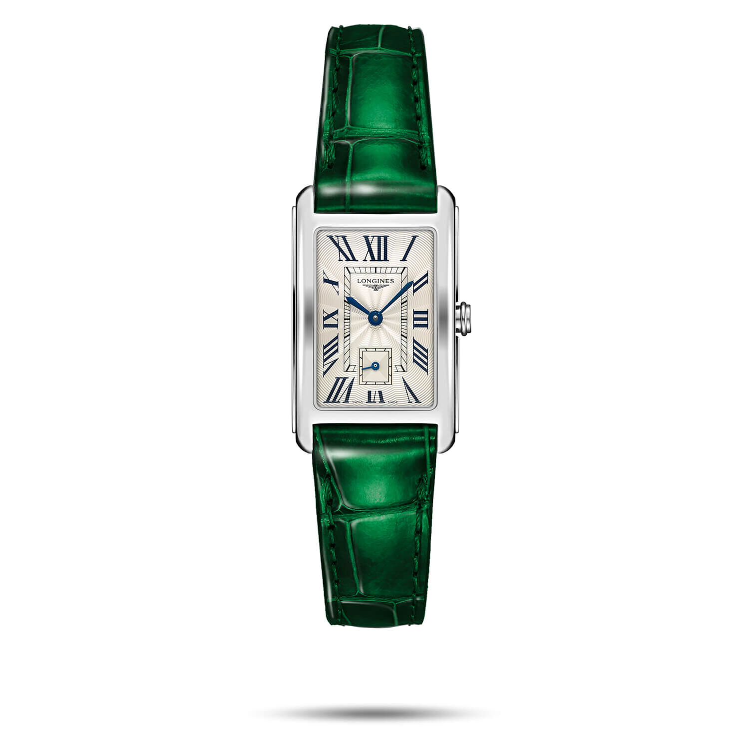 Silver and green watch shop
