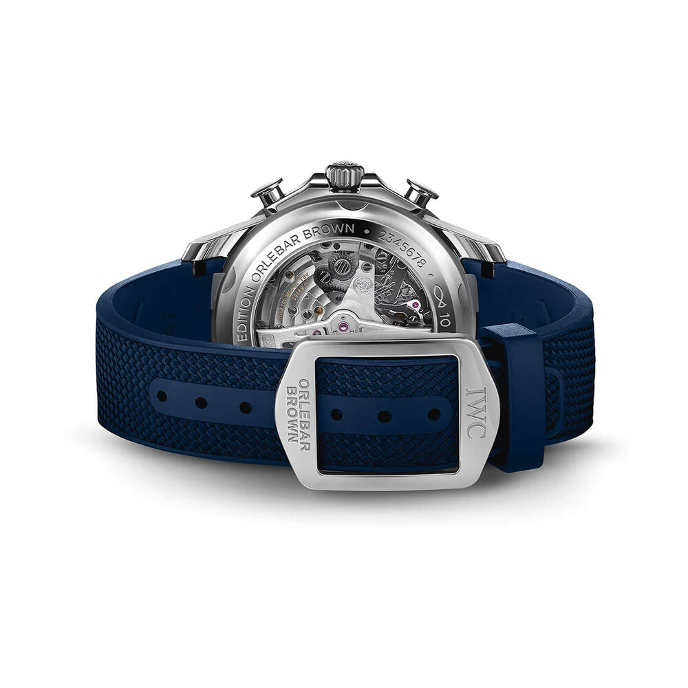 IWC Schaffhausen Portugieser Yacht Club Chronograph 'Orlebar Brown' 44.6mm Blue Dial Watch image number 4