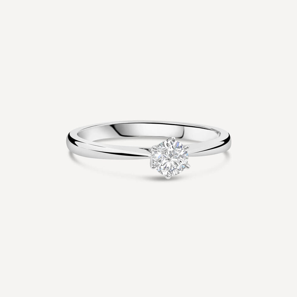 Northern Star 18ct White Gold 0.38ct Diamond Ring image number 2