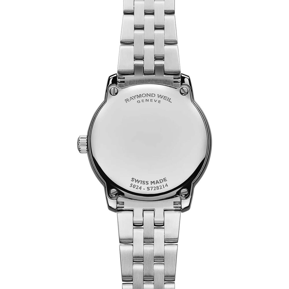 Raymond Weil Toccata Classic 24mm Black Dial Diamond Set Bezel Steel Bracelet Watch
