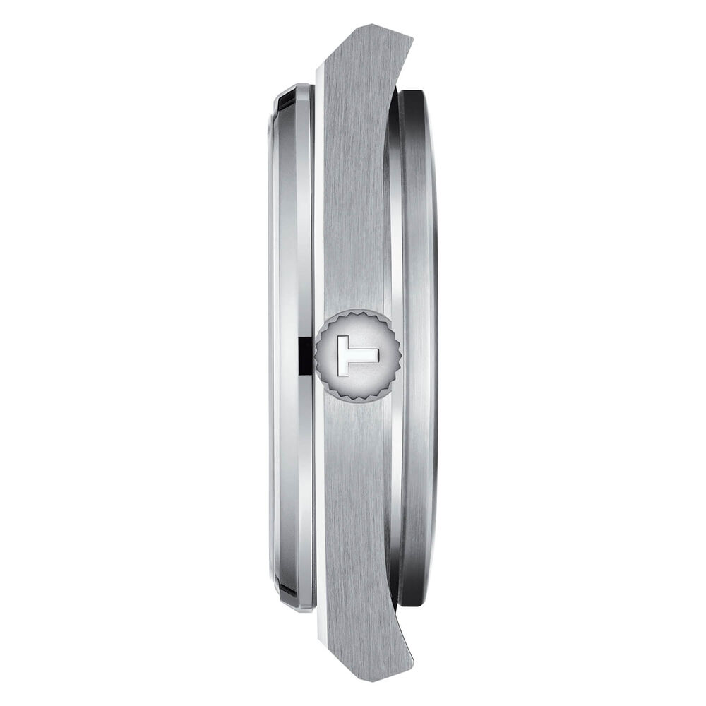 Tissot PRX 35mm Silver Dial Rose Gold Bezel Bracelet Watch image number 2