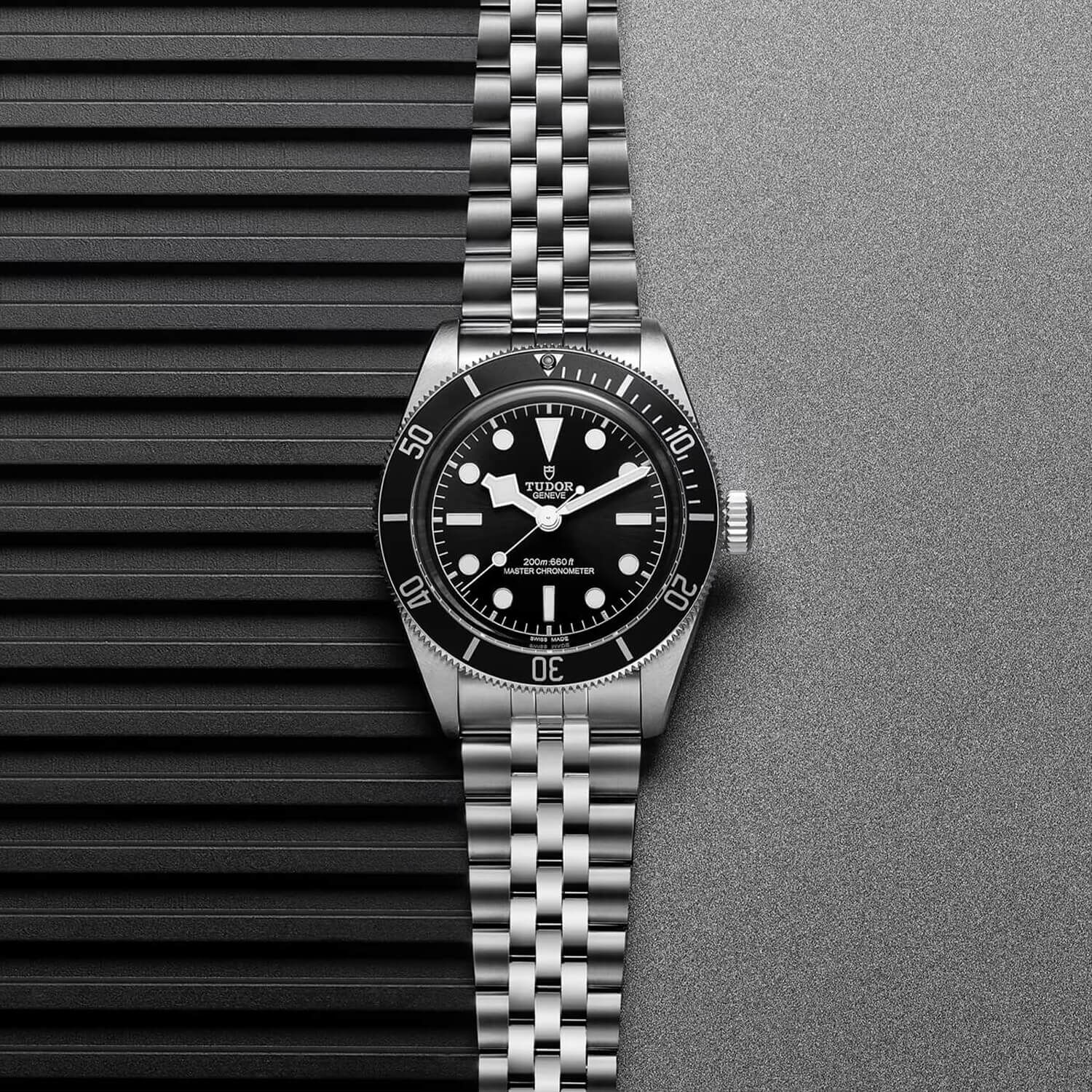 TUDOR Black Bay 41 Black Dial & Bezel 3-Link Bracelet Watch