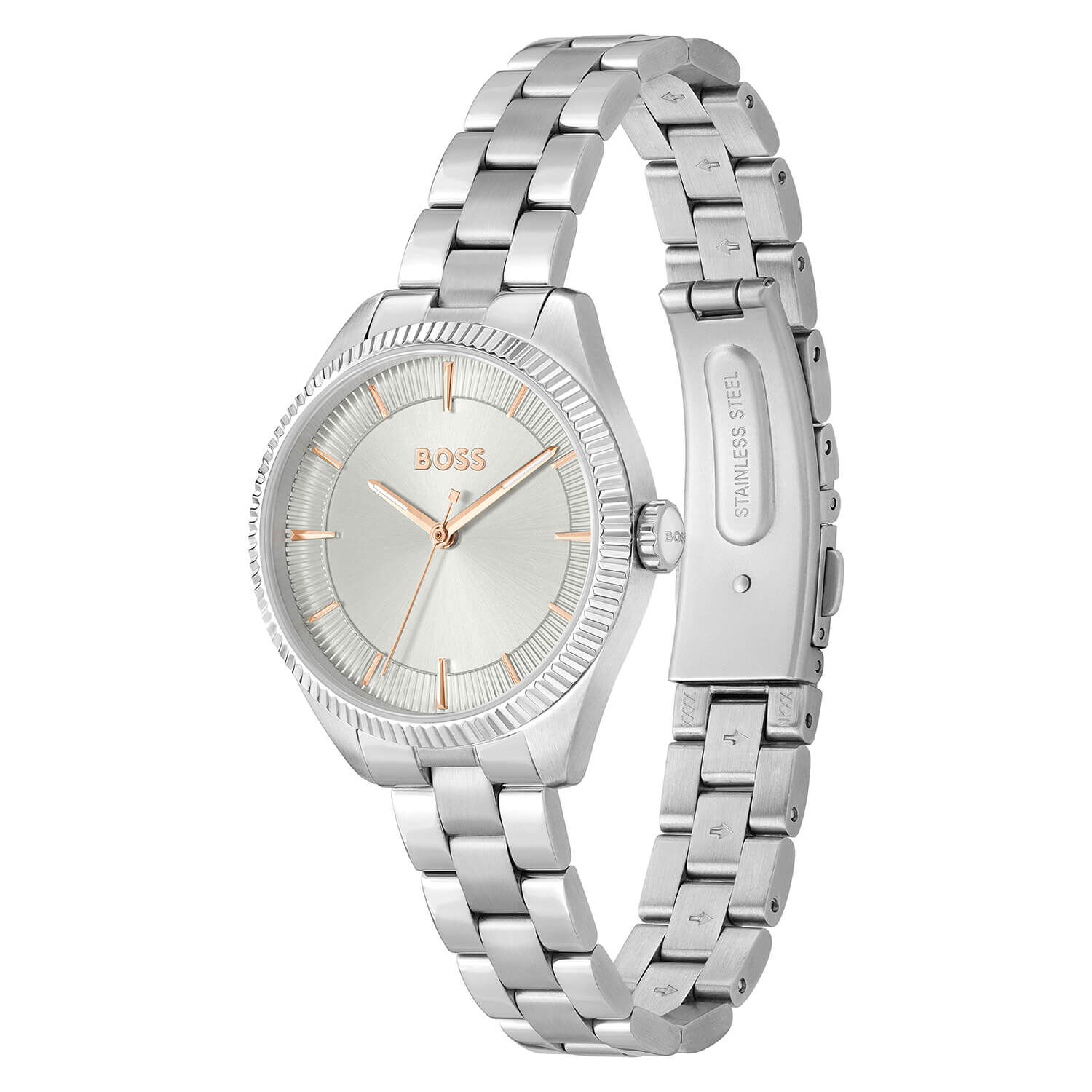 BOSS Sage 32mm Silver 3 Hand Dial Steel Case Watch