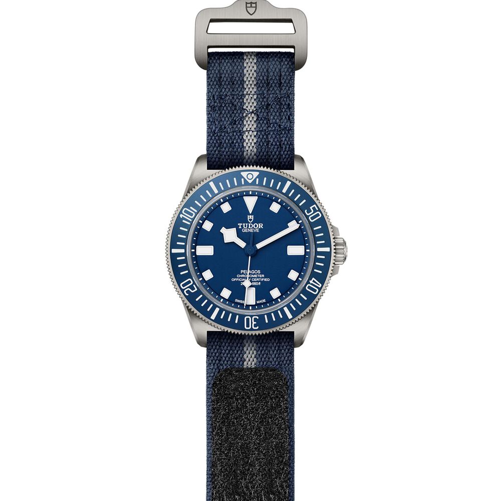 TUDOR Pelagos FXD 42mm Navy Blue Dial Fabric & Rubber Strap Watch (2025)