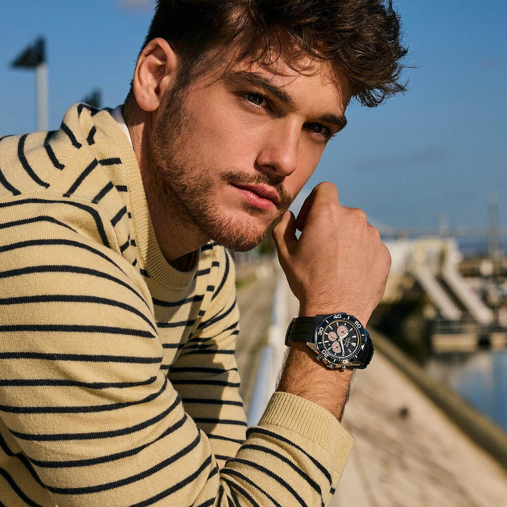 Citizen Endeavor 43mm Black Dial Black Strap Watch