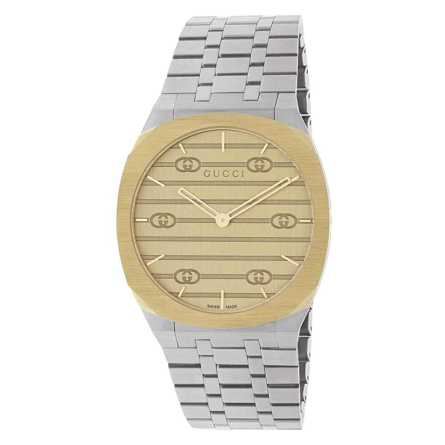 Gucci watches top gold plated price