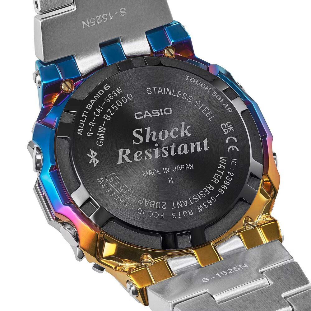 G-SHOCK Full Metal 5000 Series 49.3mm Black Dial Steel Bracelet Watch