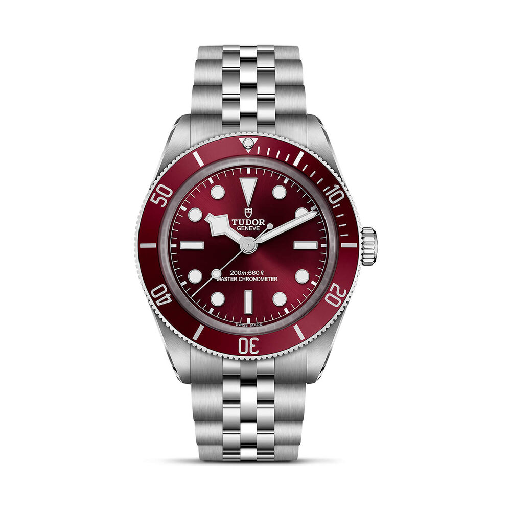 TUDOR Black Bay 58 39mm Burgundy Dial Steel Five-Link Bracelet Watch image number 0