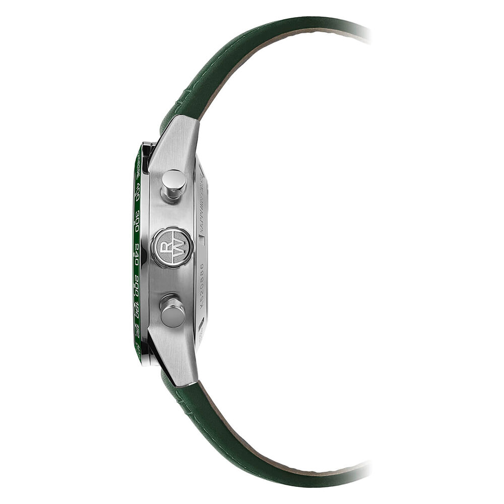 Raymond Weil Freelancer Chronograph 43.5mm Green Dial & Strap Watch image number 1