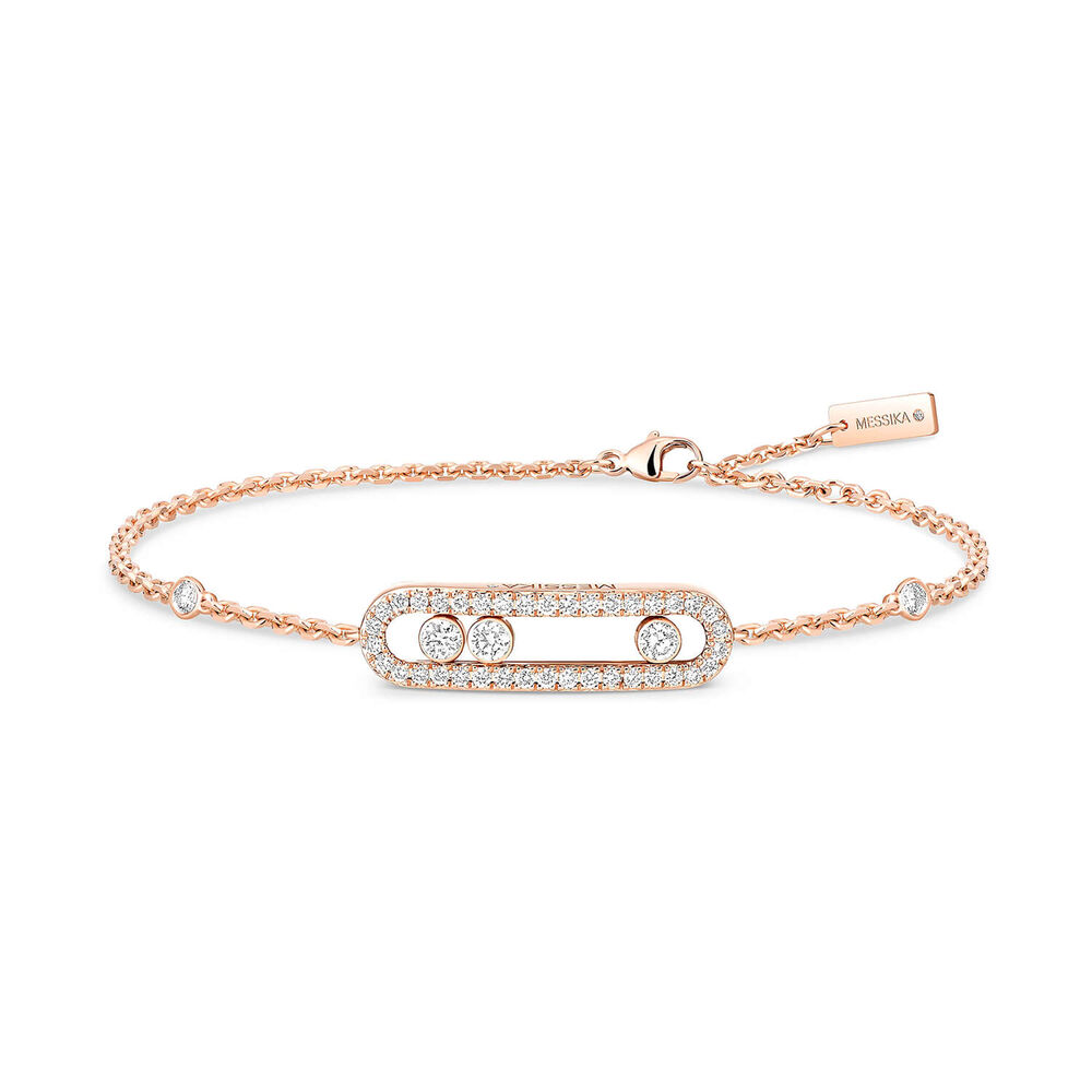 Messika Baby Move 0.30ct Diamond Rose Gold Bracelet image number 1