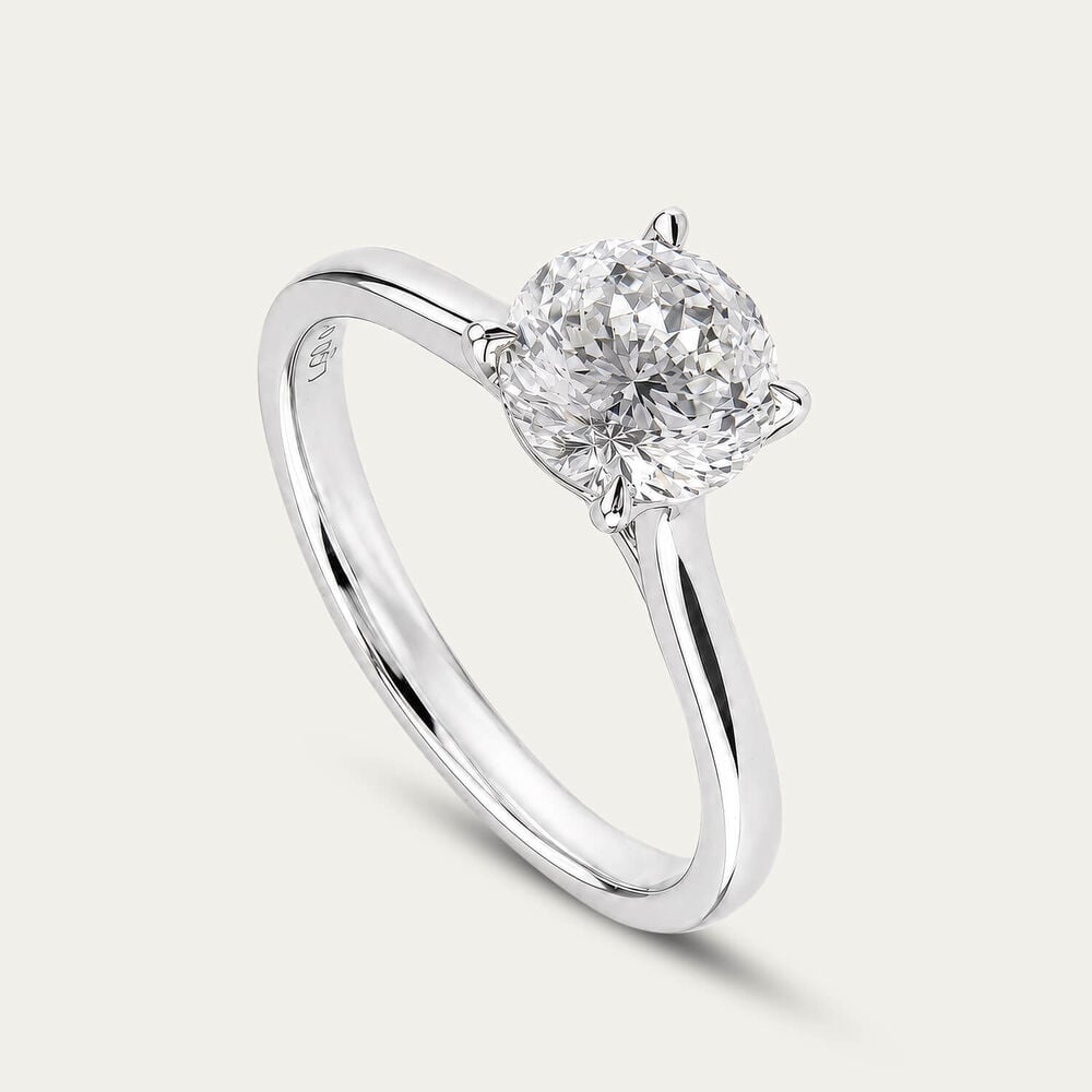 Born NOVA Platinum 1.50ct Round Lab Grown Diamond Solitaire Ring
