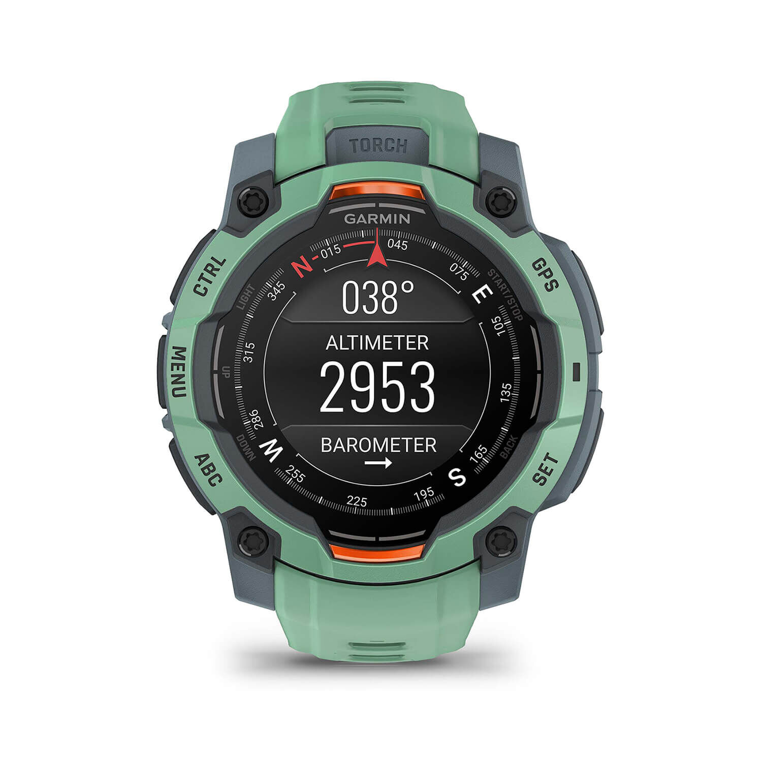 Garmin Instinct 3 AMOLED 45mm Neotropic Bezel & Silicon Strap Watch