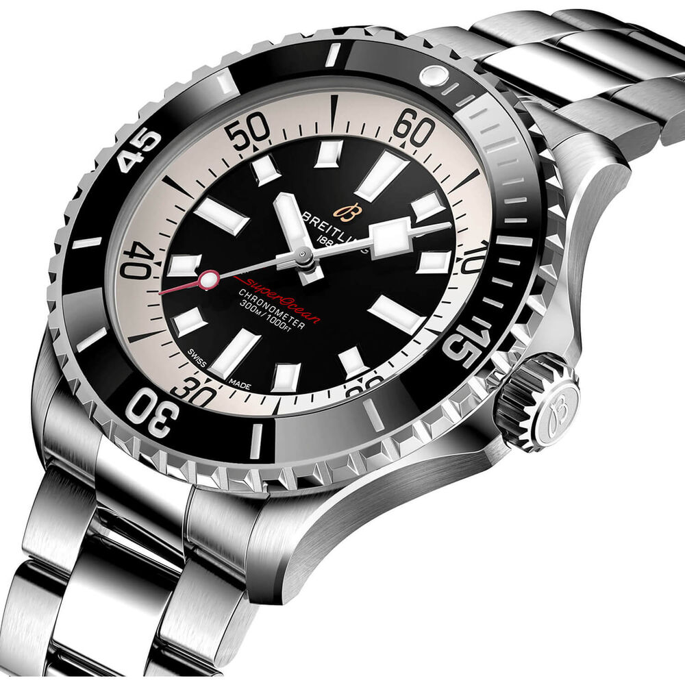Breitling Superocean Automatic 46 Black Dial Bracelet Watch image number 1