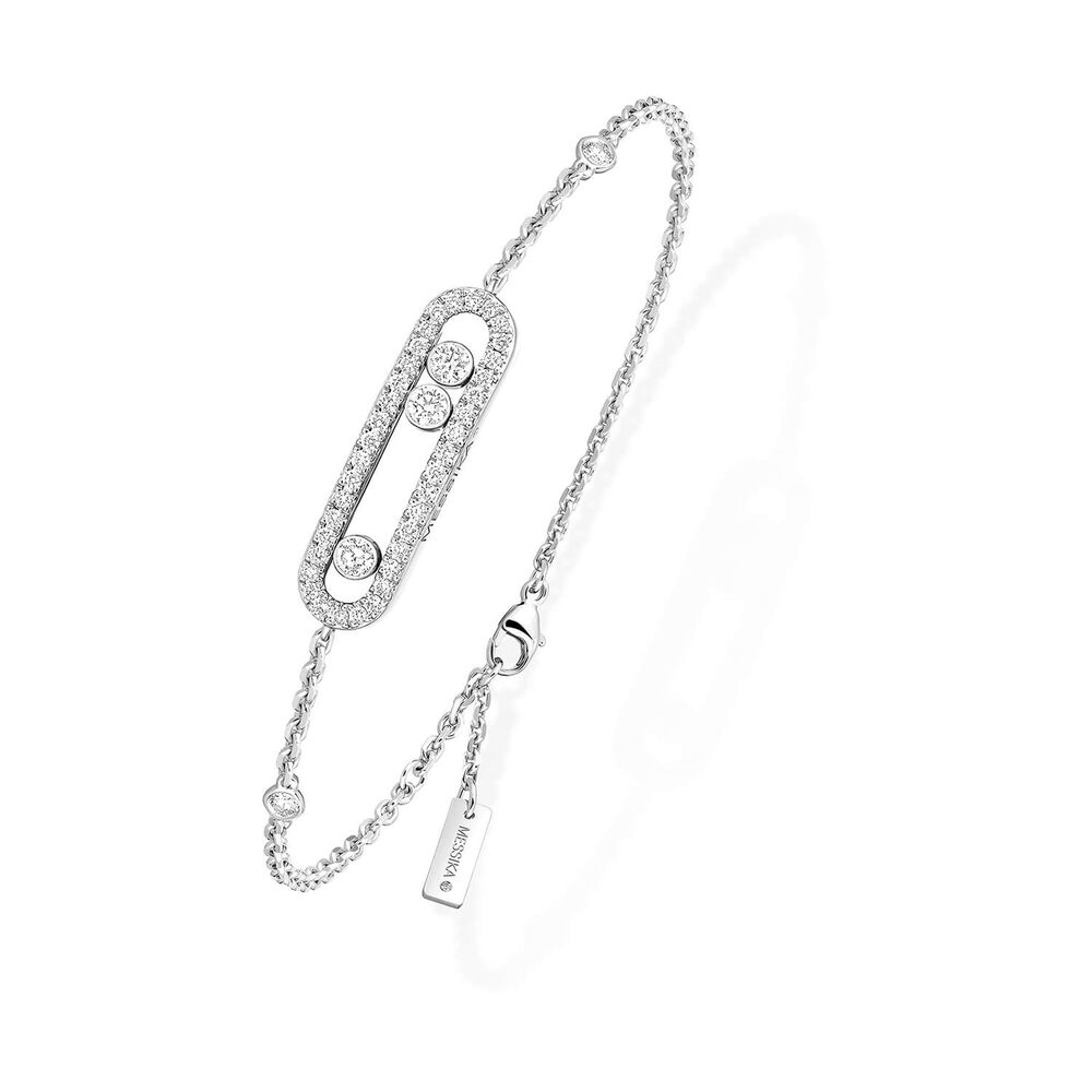 Messika Baby Move 0.30ct Diamond White Gold Bracelet image number 0