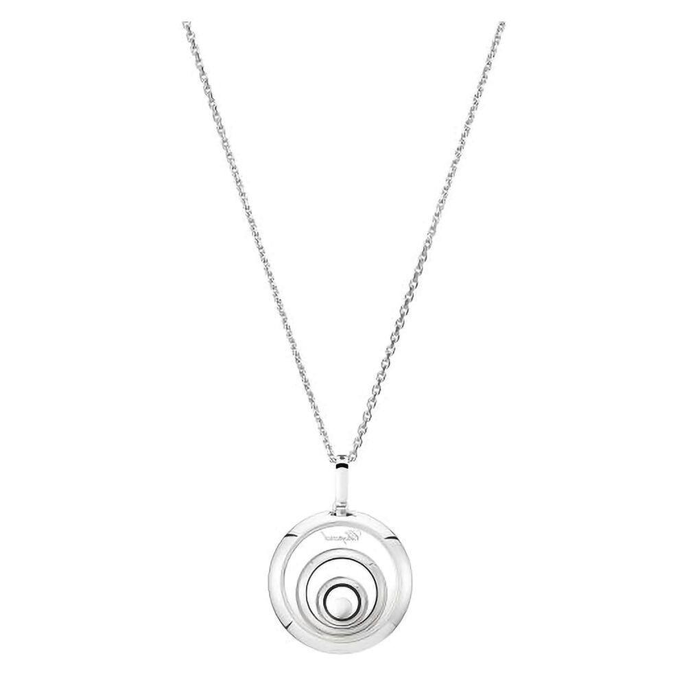 Chopard Jewellery Happy Spirit 18ct White Gold Diamond Circle Pendant image number 3