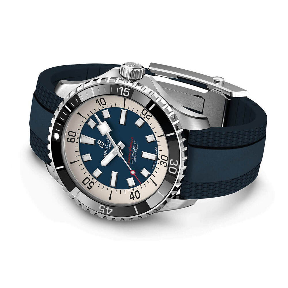 Breitling Superocean Automatic 44 Blue Dial Strap Watch image number 2