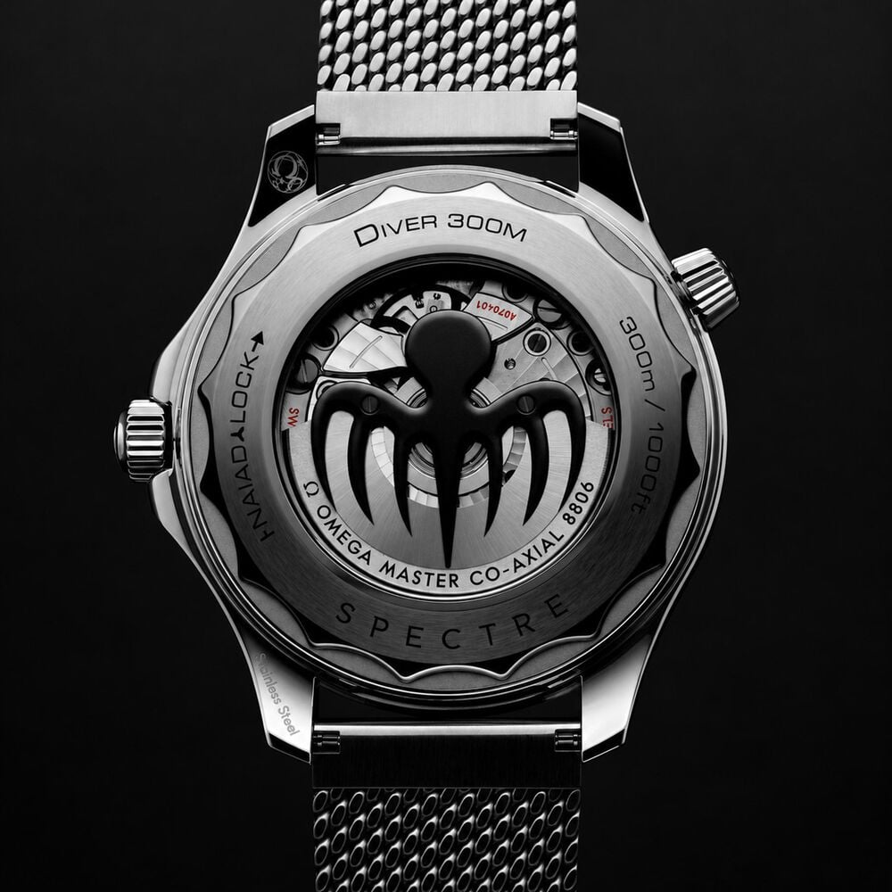 Omega Seamaster Diver 300M "Spectre" 42mm Black Dial Stainless Steel Bracelet Watch