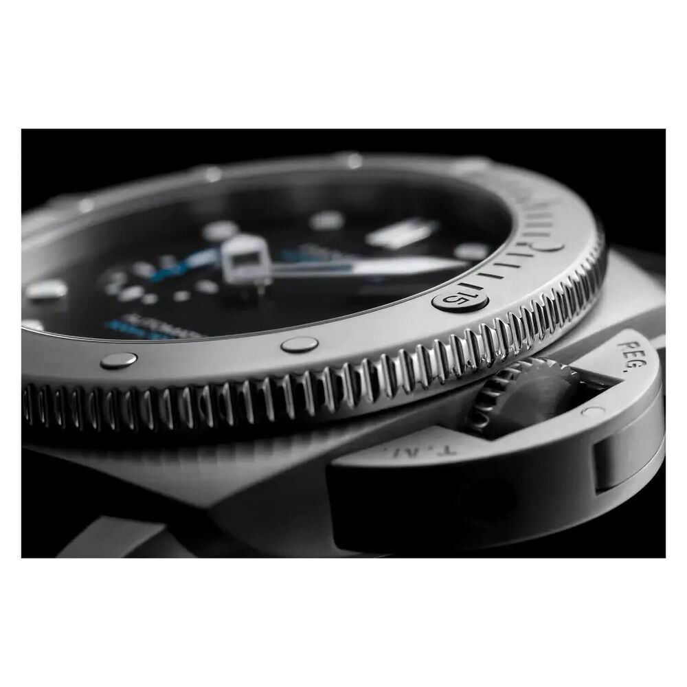 Panerai Submersible 44mm QuarantaQuattro Black Dial Strap Watch image number 5