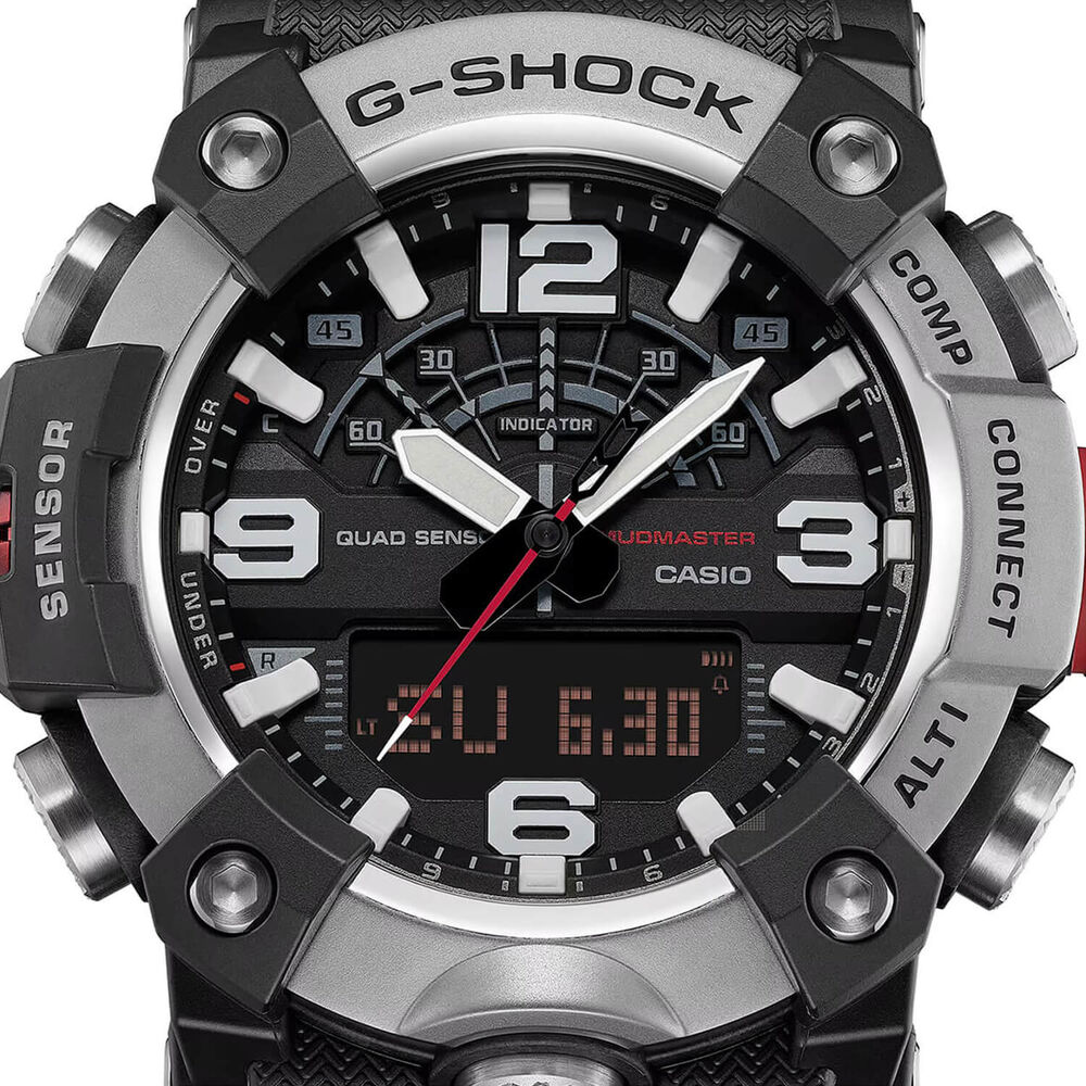 G-SHOCK Master of G Mudmaster 55.4mm Dial Black Resin Strap Watch