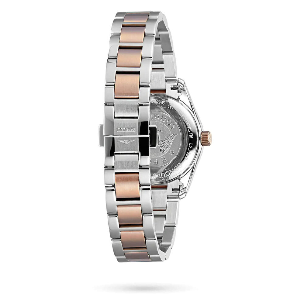 Longines Performance Conquest 29.5mm Silver Dial Rose Gold PVD Bracelet Watch image number 2