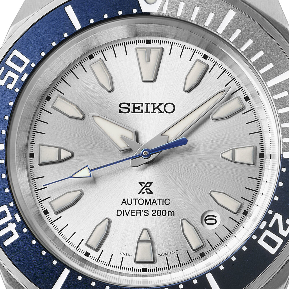 Seiko 145th Anniversary Prospex Diver's 'Samurai' Limited Edition Silvertone Watch